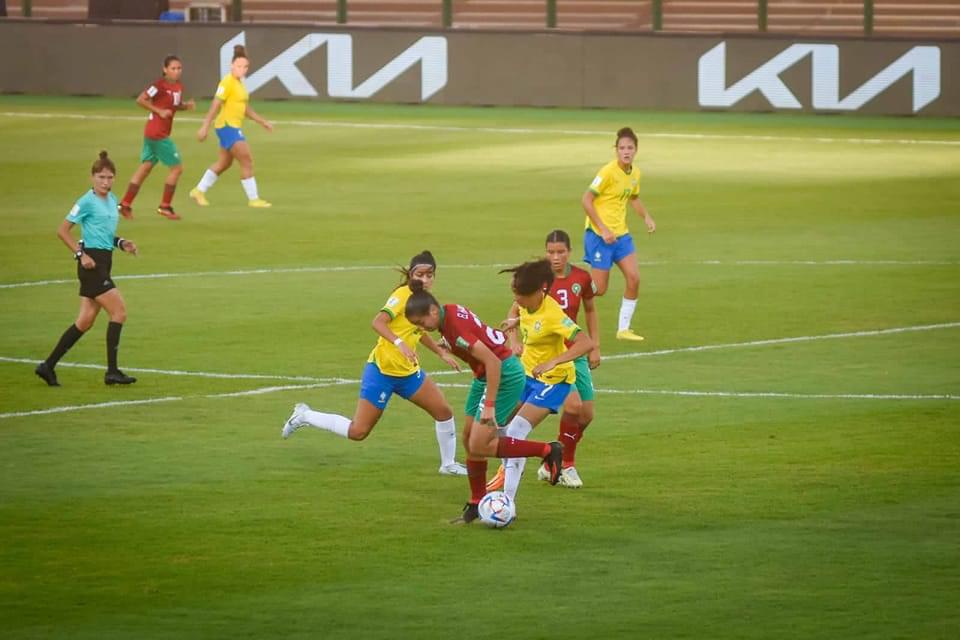 المنتخب الوطني للفتايات يستهل مشواره بكأس العالم بهزيمة على يد المنتخب البرازيلي