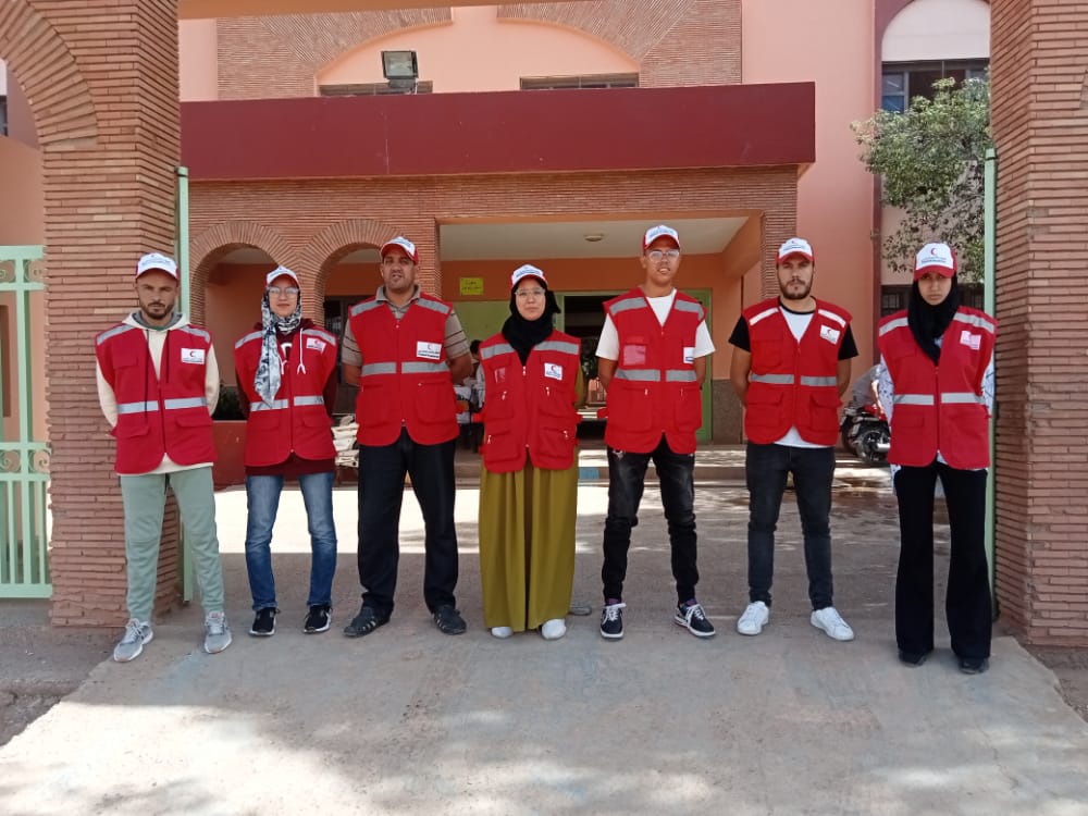 الهلال الأحمر يطلق حملات تحسيسية مكثفة بالمؤسسات التعليمية التابعة لمديرية الرحامنة..