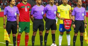 حضور متميز للحكم مصطفى كشاف في مباراة المنتخب المغربي و نظيره البرازيلي