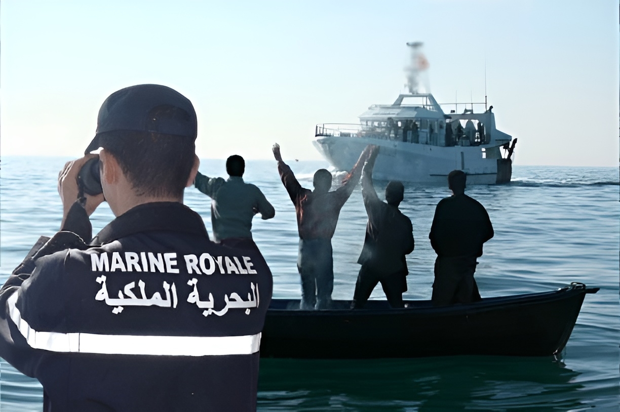 طانطان.. البحرية الملكية تقدم المساعدة ل56 مرشحا للهجرة غير الشرعية