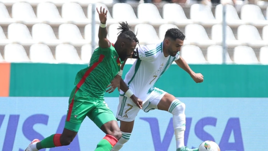 التعادل الإيجابي يرسم مباراة المنتخب الجزائري أمام نظيره منتخب بوركينا فاسو