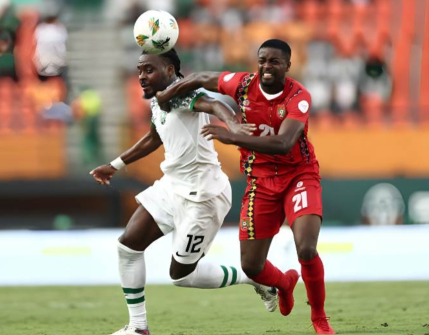 المنتخب النيجيري بدور الثمن بعد تغلبه على منتخب غينيا بيساو