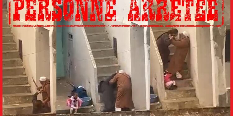 توقيف شخص بتطوان ظهر في فيديو يعنف سيدة وطفلة قاصر داخل منزل