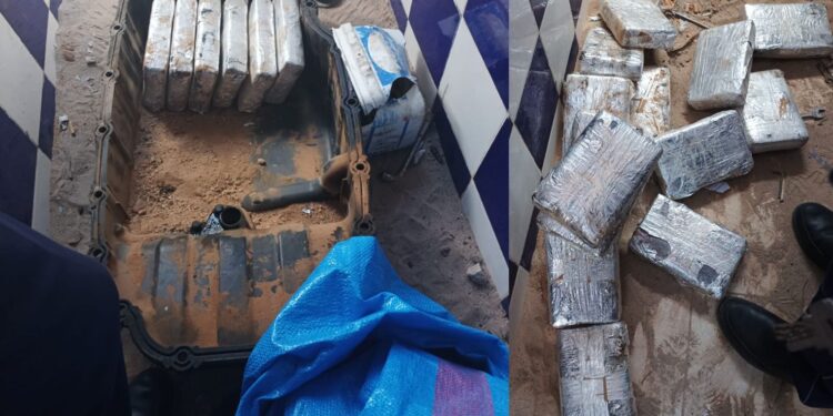 إجهاض محاولة تهريب دولي للكوكايين بمعبر الكركارات الحدودي وحجز 37 كيلوغراماً من المخدرات