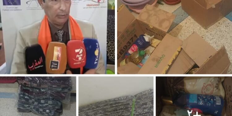شكر وتقدير لكل من التعاون الوطني وعلى رأسها السيد المندوب عبدالغني فرقي، والسلطات المحلية على دعمهم لحالة إنسانية