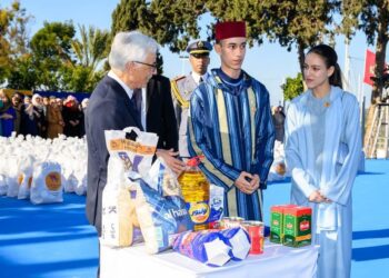 صاحب السمو الملكي الأمير مولاي الحسن، وصاحبة السمو الملكي الأميرة للا خديجة يشرفان على إعطاء انطلاقة العملية الوطنية “رمضان 1446″