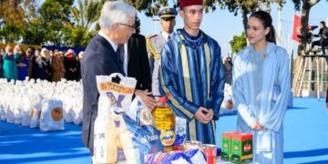صاحب السمو الملكي الأمير مولاي الحسن، وصاحبة السمو الملكي الأميرة للا خديجة يشرفان على إعطاء انطلاقة العملية الوطنية “رمضان 1446″