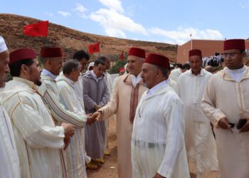 سيدي إفني: عامل الإقليم في زيارة رسمية للموسم الديني السنوي  سيدي محمد اويدير تغلولو بجماعة ابضر.
