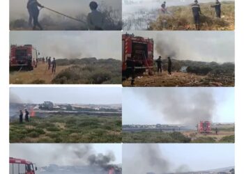 حريق في حي مرغوبة بأصيلة واستنفار للوقاية المدنية والسلطات المحلية