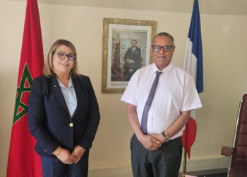 القنصل العام للمملكة المغربية بأورلي يستقبل مندوبة “جمعية المغاربة الأوفياء للولاء الملكي”