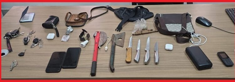 توقيف أربعة أشخاص بوجدة وجرسيف متورطين في سرقة سيارتين بالعنف واستعمال السلاح الأبيض