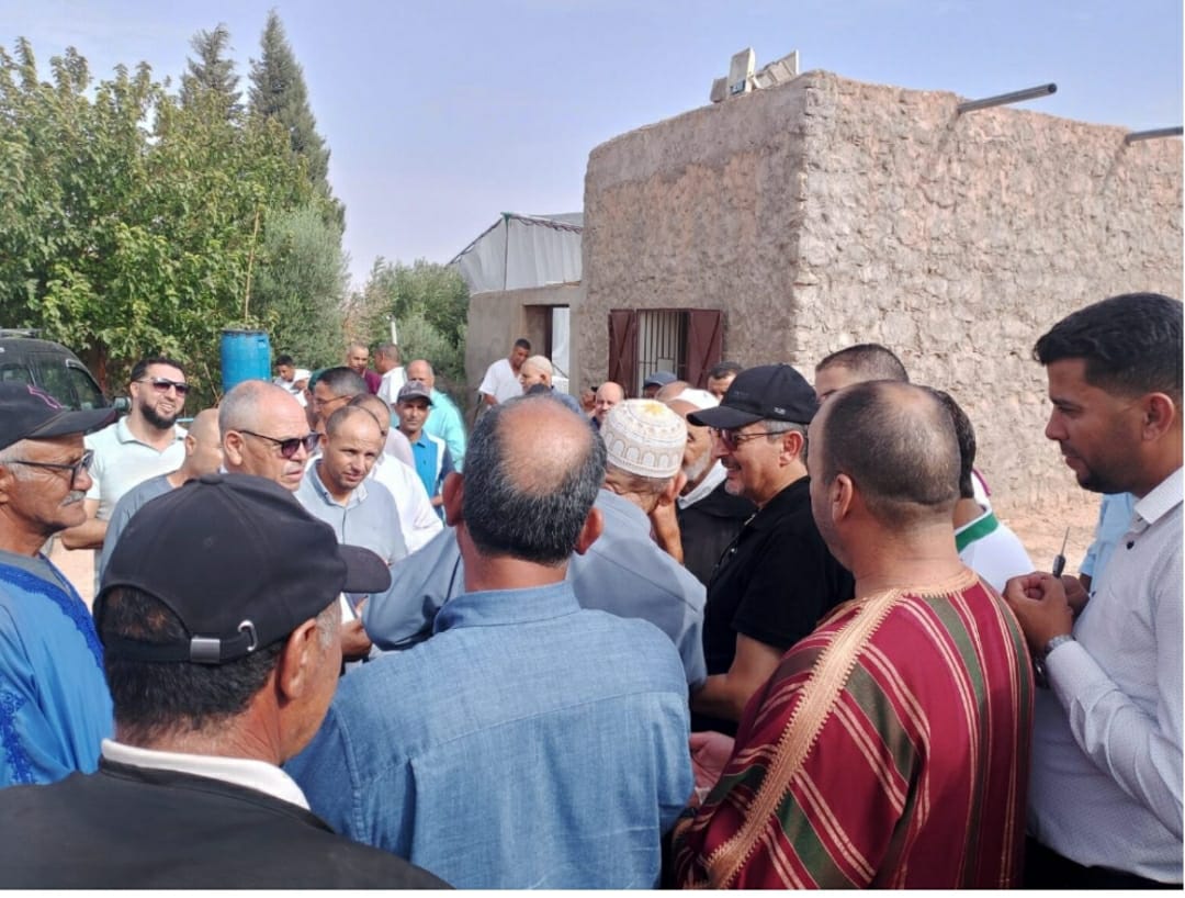 المهاجري يعزز حضوره الميداني بزيارة إلى جماعة زاوية اهديل تكريساً لنهج القرب والإنصات