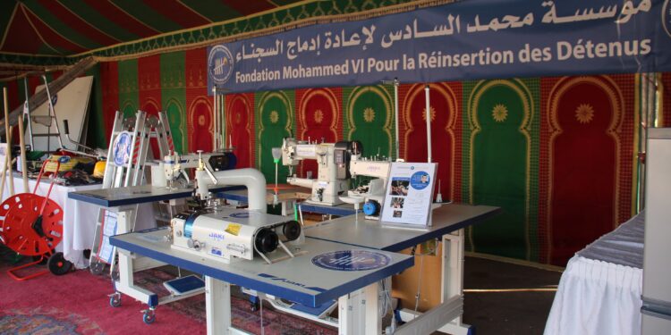مؤسسة محمد السادس لإعادة إدماج السجناء: حفل تسليم تجهيزات مشاريع الإدماج لفائدة المستفيدين من طرف والي جهة مراكش-آسفي